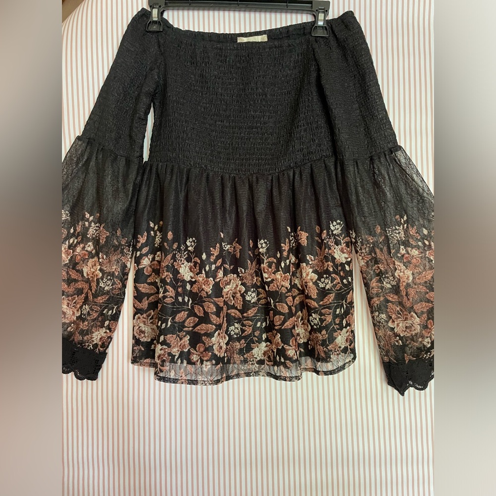 Off the shoulder lace top